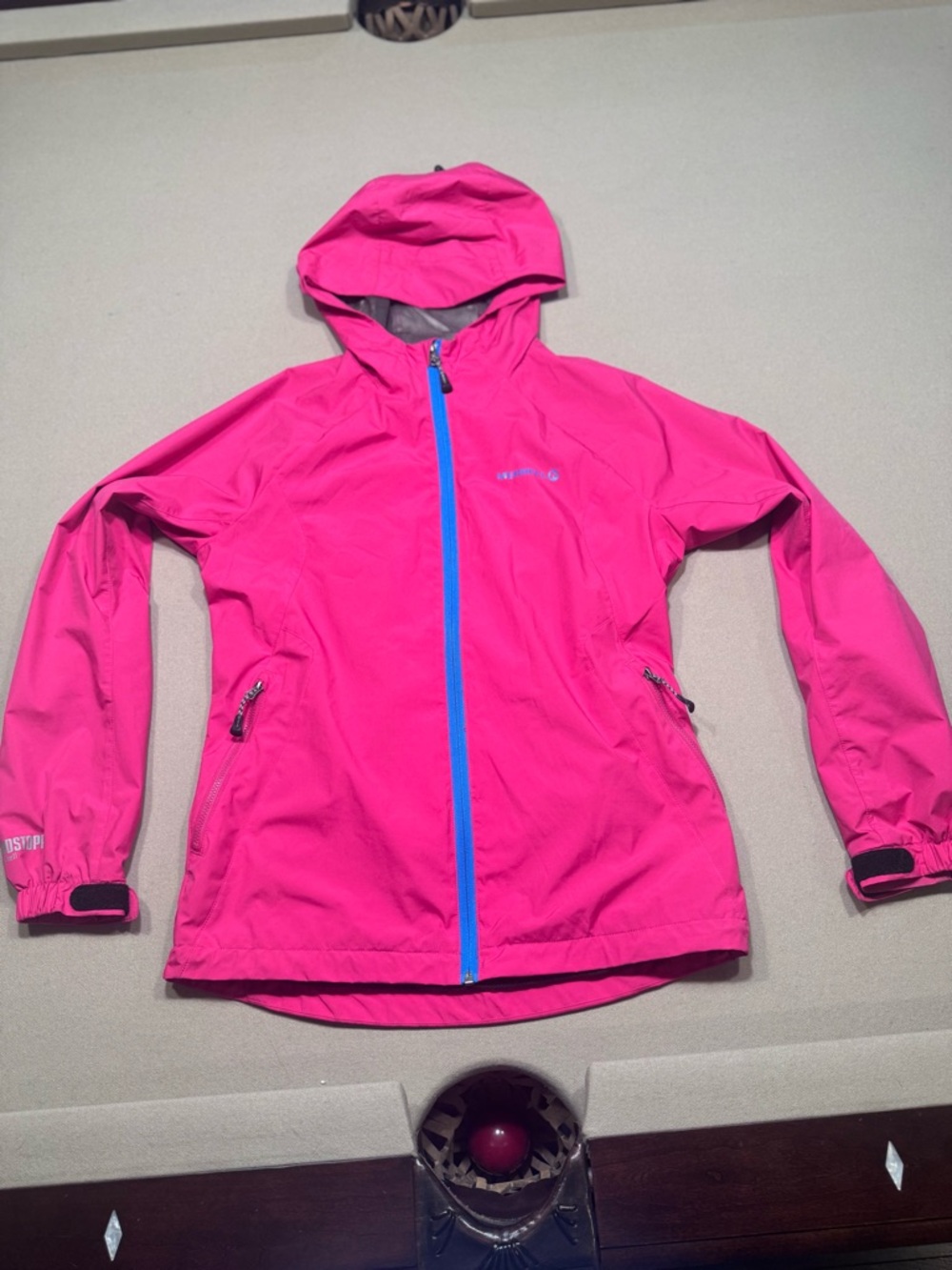 Merrell Windstopper Soft Shell Pink Hooded Rain Jacket